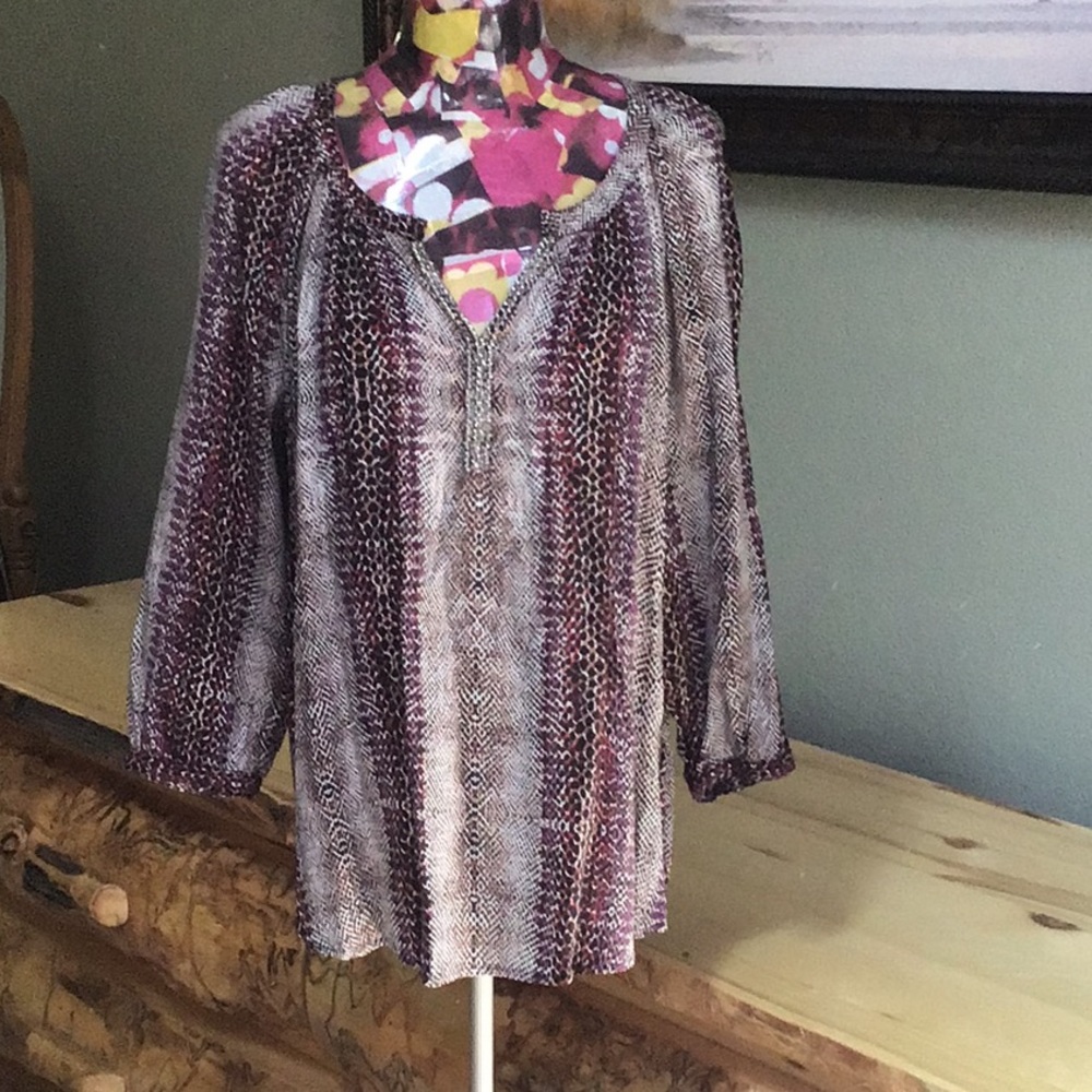 Snakeskin blouse
